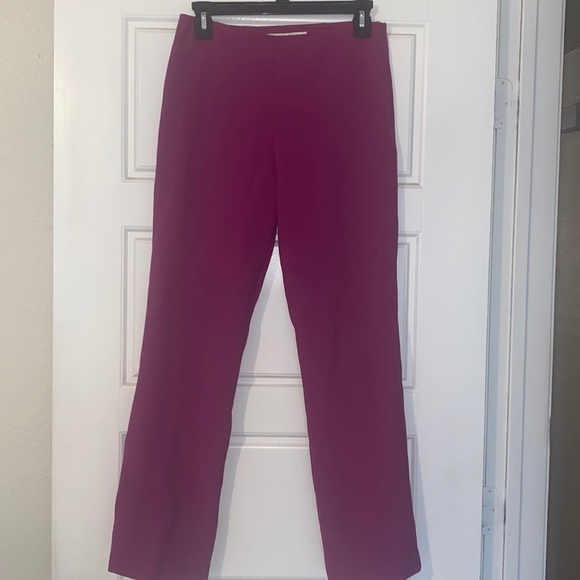 Trina Turk The Willis Flare Pants Multicolor Houndstooth Print Size 0 EXCELLENT!